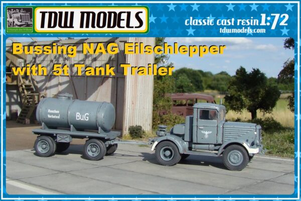 Bussing NAG Eilschlepper + 5t Water Tank Trailer
