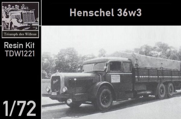 Hesnchel 36w3 Instruction Cover Henschel 36w3 Heavy LKW