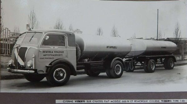 2HYNjkS Fiat 665 Tanker + Viberti tank trailer (Set)