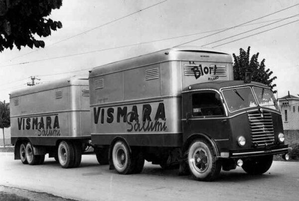 Fiat 665 Furgon + Viberti Furgon Rimorchio (Set)