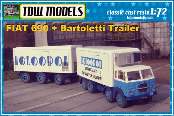 Fiat 690 + Bartoletti Rimorchio - Refrigerated Set