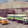 Fiat 665 Furgon + Viberti Furgon Rimorchio (Set)