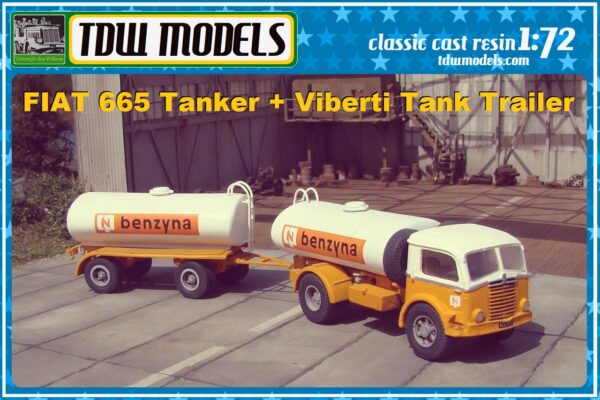 Fiat 665 Tanker + Viberti tank trailer (Set)