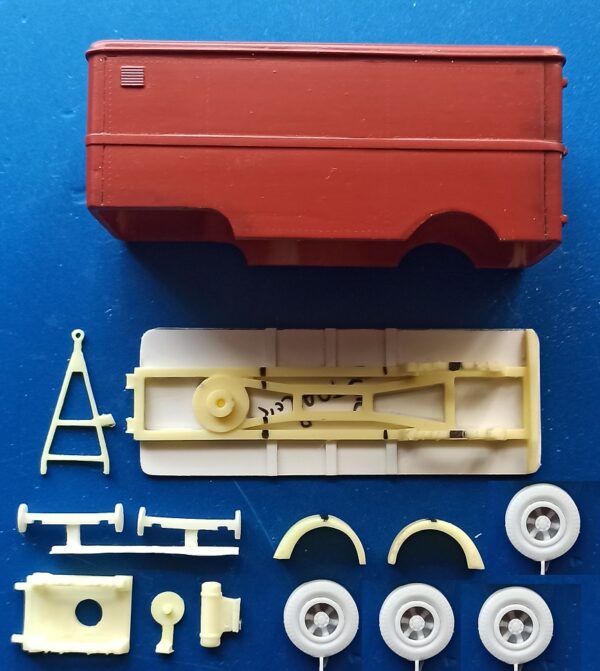 Fiat 665 Furgon + Viberti Furgon Rimorchio (Set)