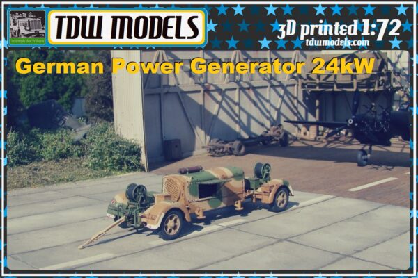 Wehrmacht Power Generator TDW Box Cover German Power Generator 24kW