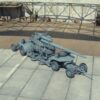 Flak 40 12,8cm with Sd.Ah. 220