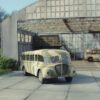 AAA Art Deco WH Omnibus (3) Unidentified WWII Streamline Omnibus