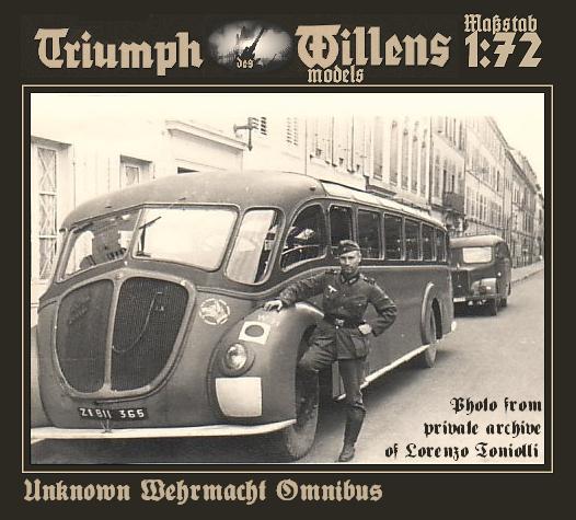 Stream Line Wehrmacht omnibus (1) Unidentified WWII Streamline Omnibus