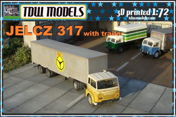 Jelcz 317 with DAF Trailer