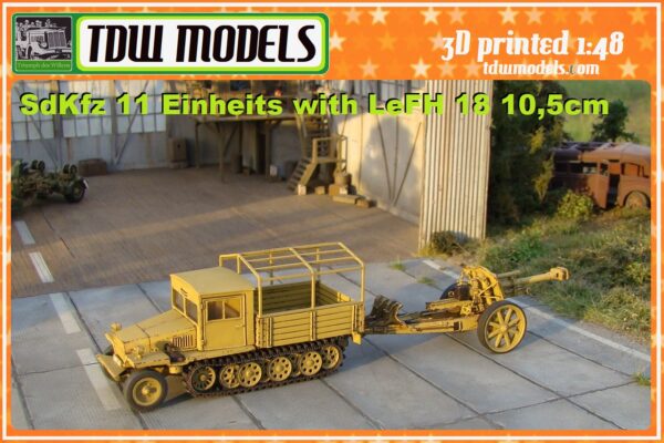 SdKfz 11 Einheits with LeFH 18 - SET